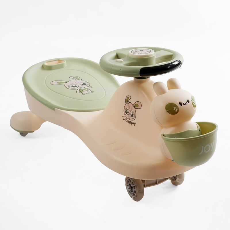 Каталка-толокар JOY LD-396-58 (1) колеса PU зі світлом, музика та світло, захисний бампер, батьківська ручка, в коробці  фото 4