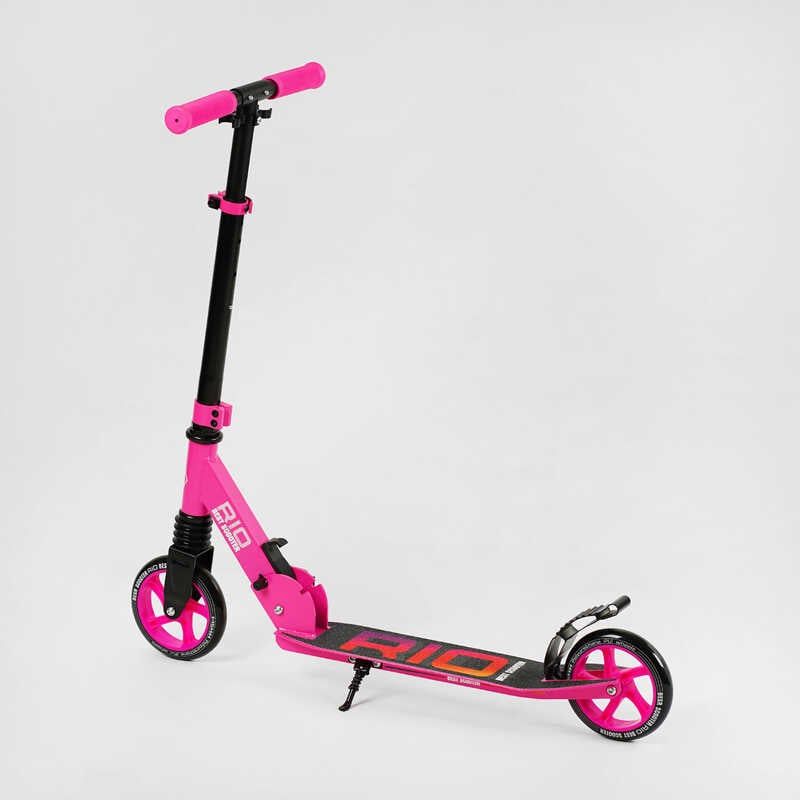 Самокат двухколесный Best Scooter R - 21071 (4) колеса PU 145мм, передний амортизатор, алюминиевый тормоз, в коробке фото 4 Самокат двухколесный Best Scooter R - 21071 (4) колеса PU 145мм, передний амортизатор, алюминиевый тормоз, в коробке фото 4