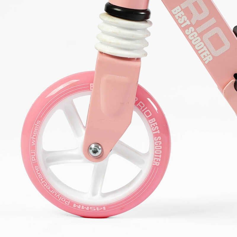 Самокат двухколесный Best Scooter R - 23617 (4) колеса PU 145мм, передний амортизатор, алюминиевый тормоз, в коробке фото 4 Самокат двухколесный Best Scooter R - 23617 (4) колеса PU 145мм, передний амортизатор, алюминиевый тормоз, в коробке фото 4