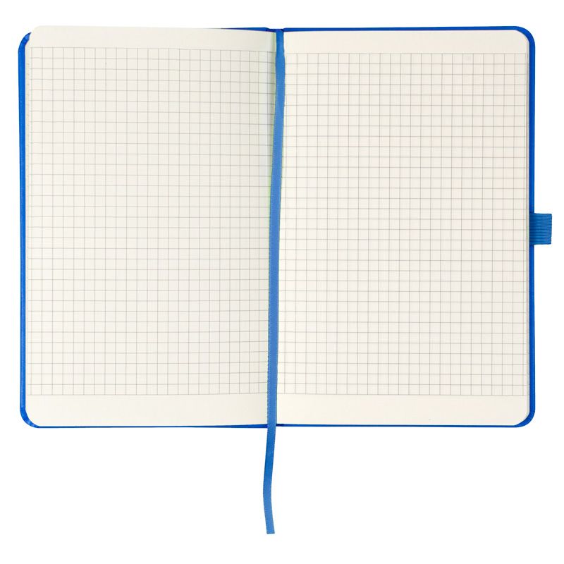 Книга записна Partner, 125*195, 96арк, кліт, блакитна  фото 4