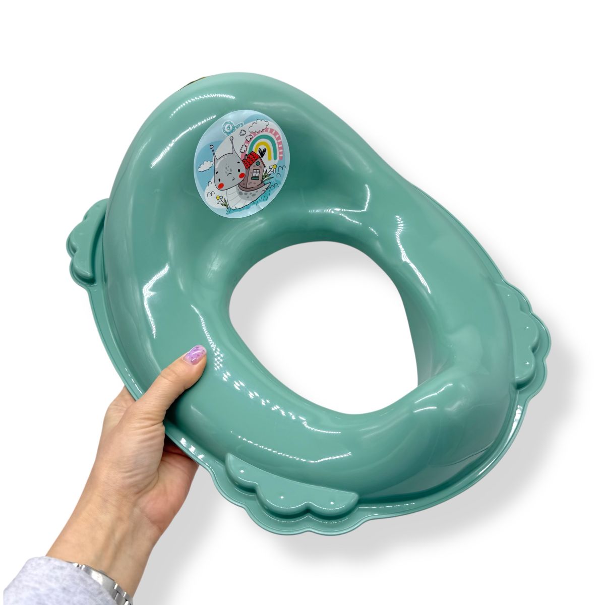 Накладка на унітаз (зелений равлик)  фото 4