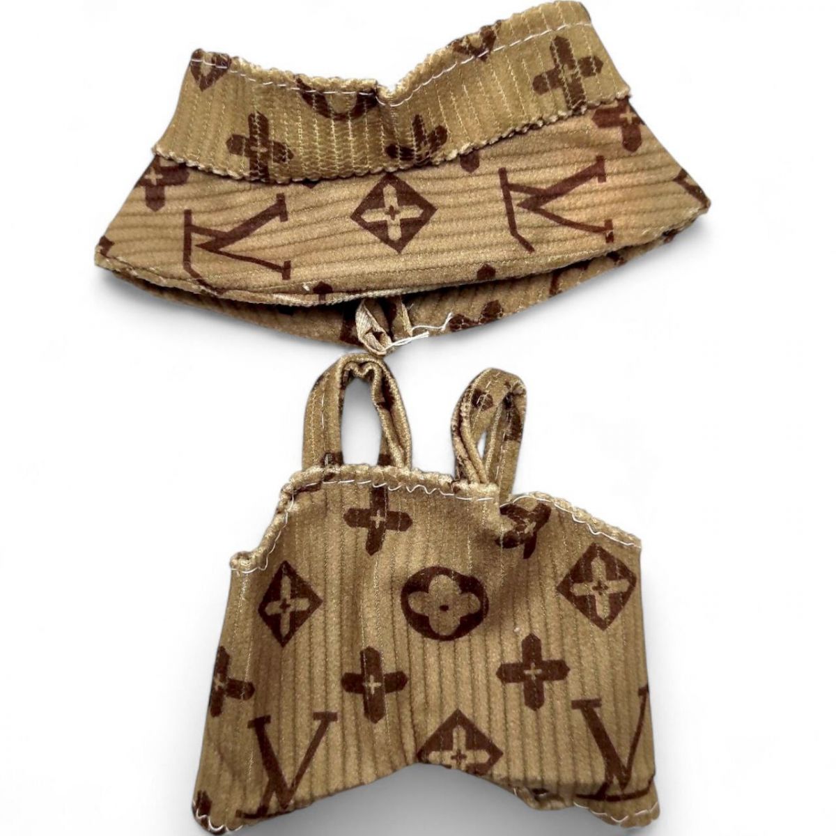 Одяг для Лабубу Louis Vuitton, Gucci (на стандартний розмір іграшки - 15-16 см) фото 4 Одяг для Лабубу Louis Vuitton, Gucci (на стандартний розмір іграшки - 15-16 см) фото 4