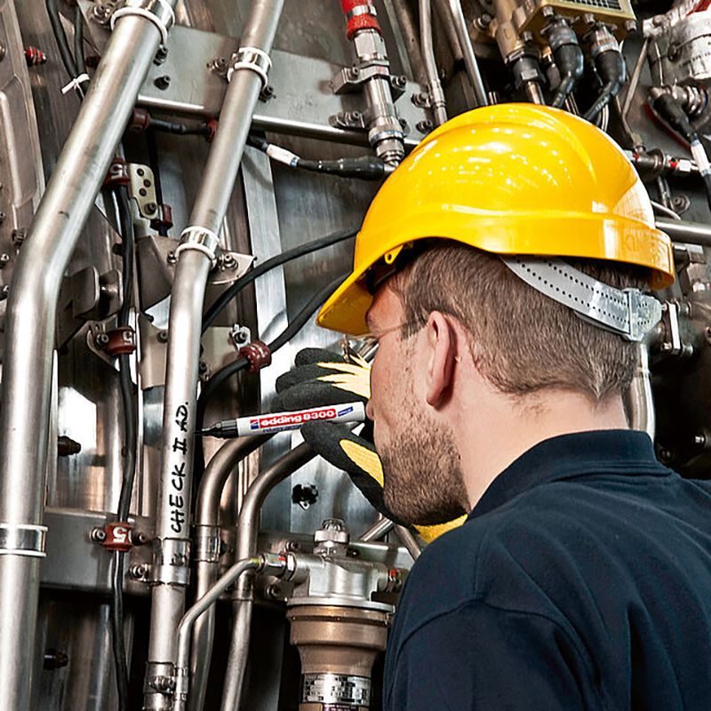 Маркер Industry Permanent е-8300 1,5-3 мм синій  фото 4