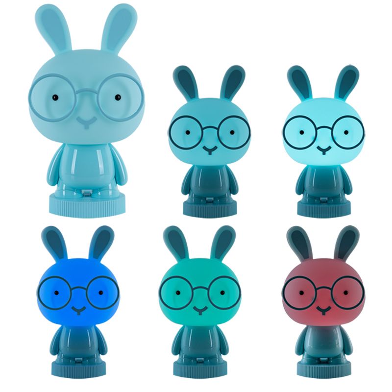 Світильник-нічник LED з акумулятором Bunny, блакитний фото 4 Світильник-нічник LED з акумулятором Bunny, блакитний фото 4