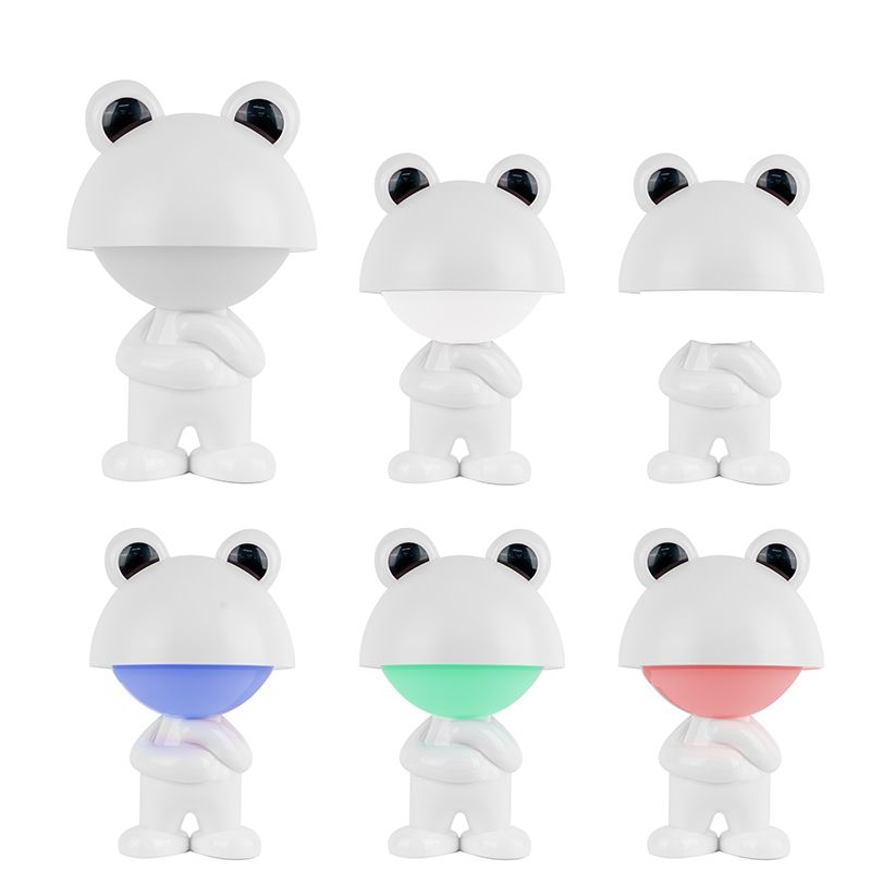 Світильник-нічник LED з акумулятором Dreamy Froggy, білий фото 4 Світильник-нічник LED з акумулятором Dreamy Froggy, білий фото 4
