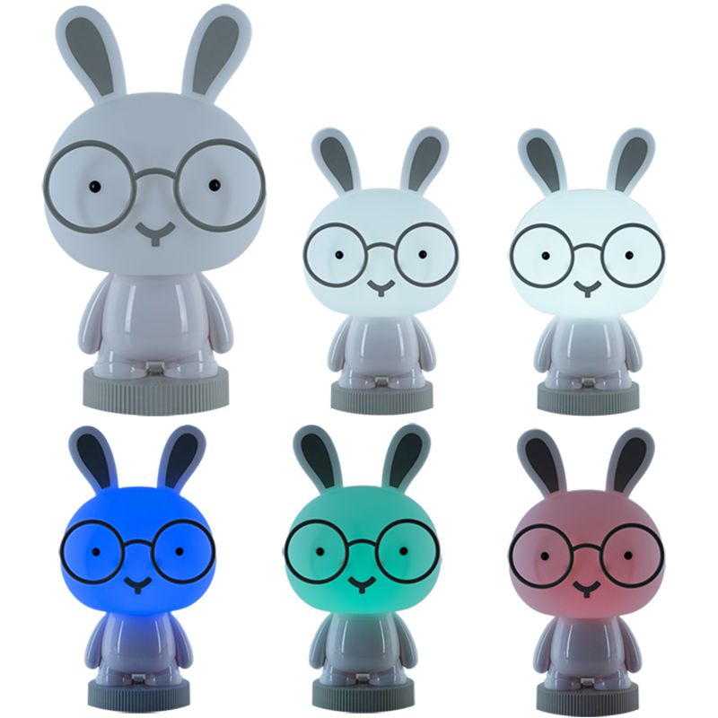 Світильник-нічник LED з акумулятором Bunny, білий фото 4 Світильник-нічник LED з акумулятором Bunny, білий фото 4