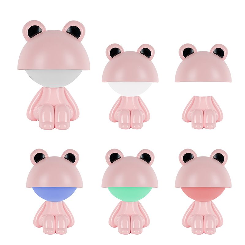 Світильник-нічник LED з акумулятором Cute Froggy, рожевий фото 4 Світильник-нічник LED з акумулятором Cute Froggy, рожевий фото 4