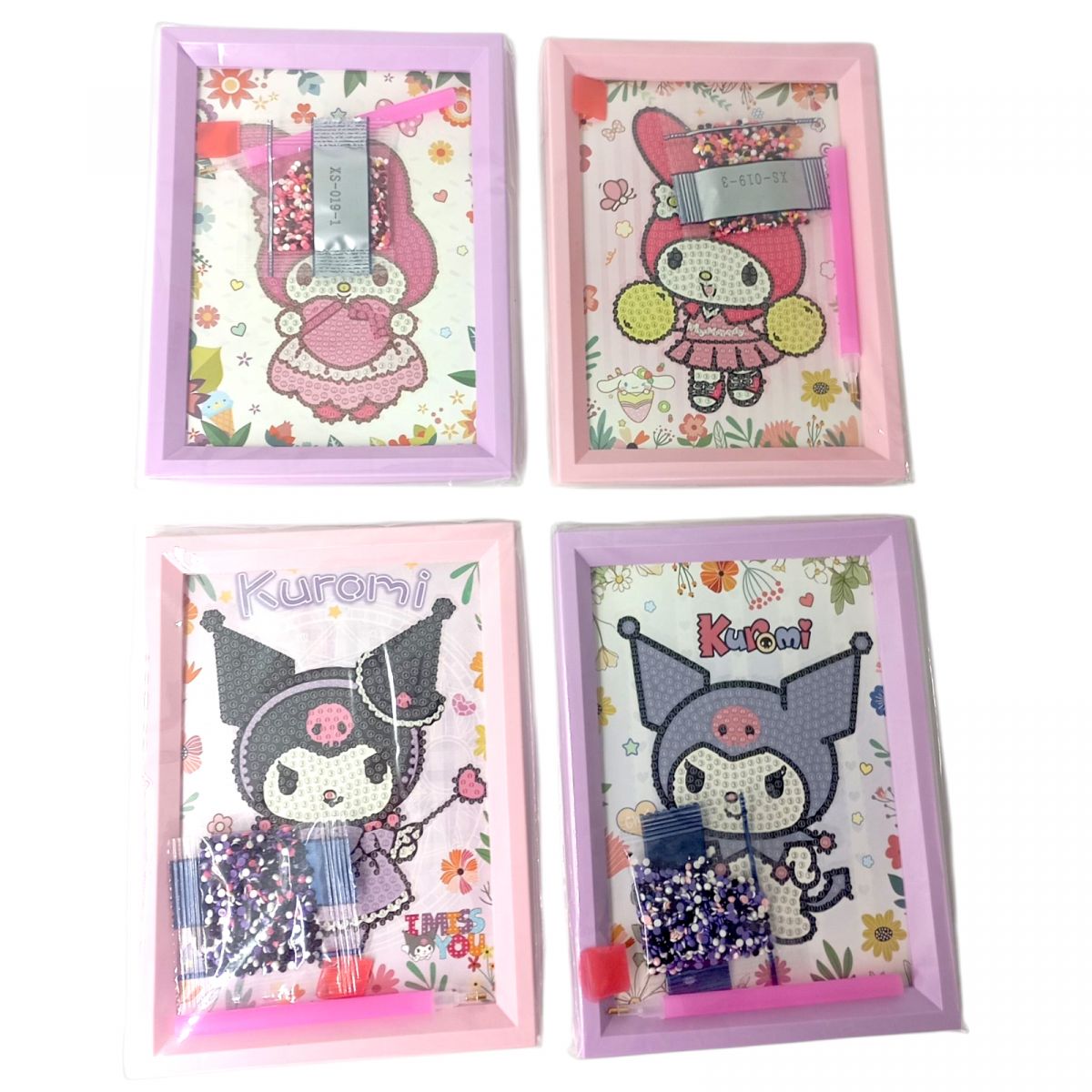 Набір алмазна мозайка "Санріо / Sanrio" 14*18 см мікс  фото 4