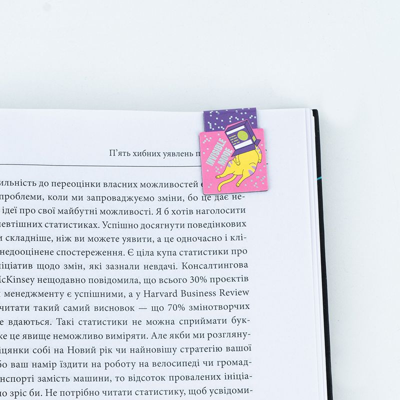 Набір магнітних закладок з фігурними скріпками Cat  фото 4 Набір магнітних закладок з фігурними скріпками Cat  фото 4