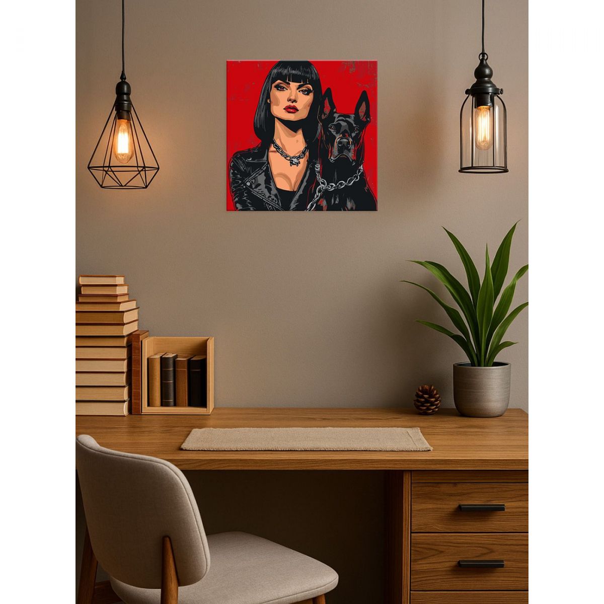 Набір для розпису по номерах "Небезпечні" 40х40см  фото 4