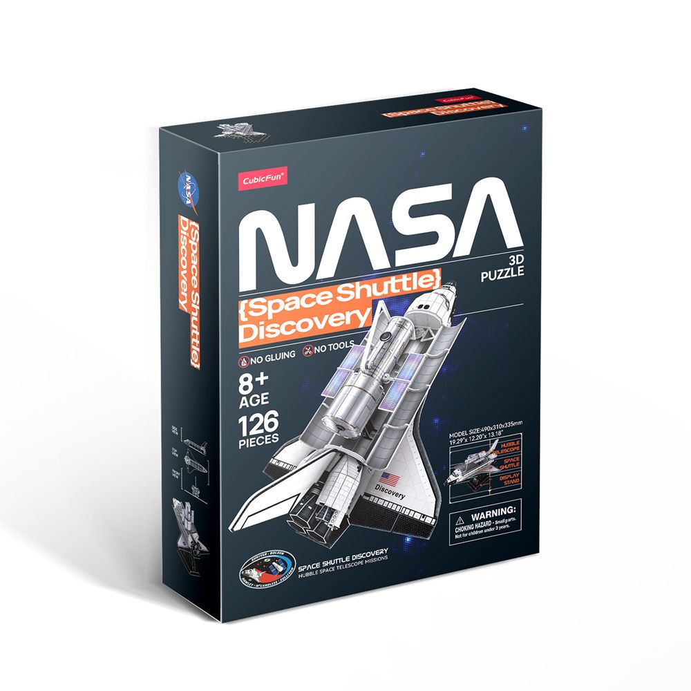 CubicFun Тривимірна головоломка-конструктор NASA Космічний шатл Діскавері  фото 4 CubicFun Тривимірна головоломка-конструктор NASA Космічний шатл Діскавері  фото 4