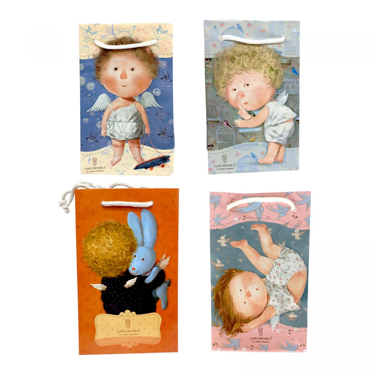 Пакет подарунковий вертикальний 18*11*5 мікс видів  фото 4