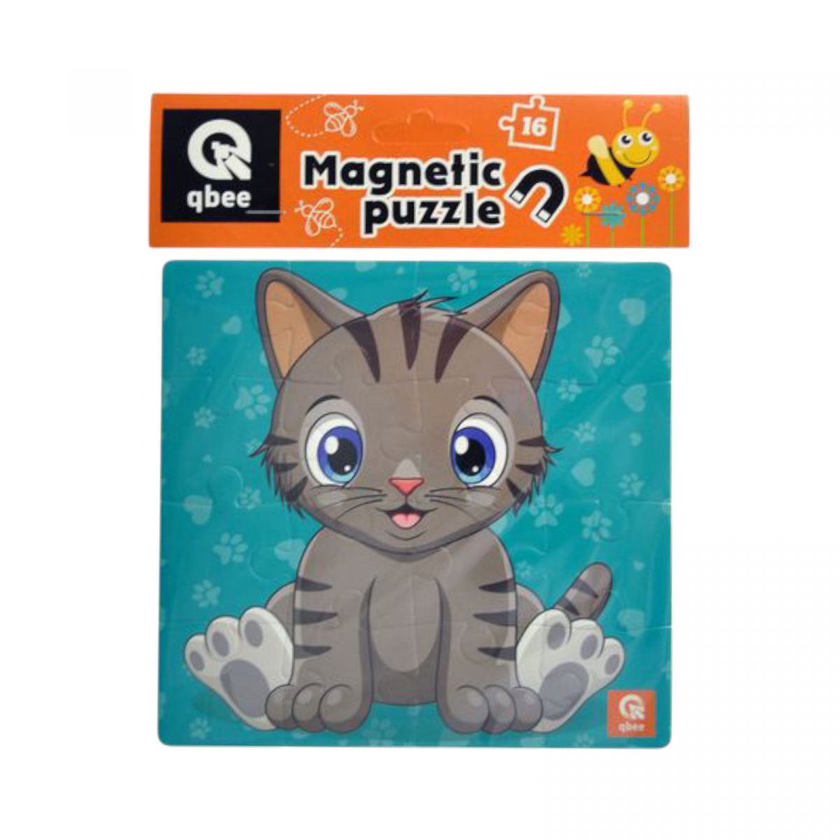 Пазли фомові, магнітні, 16 ел "Кошеня"  фото 4