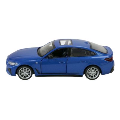 Машина металлическая АВТОПРОМ 1:34 "BMW i4 M50" на батарейках с звуком, светом  фото 4