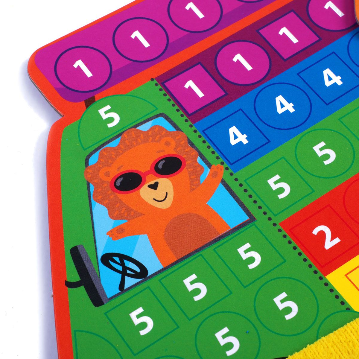 Набор для творчества с плюшевой мозаикой «Транспорт» укр  фото 4