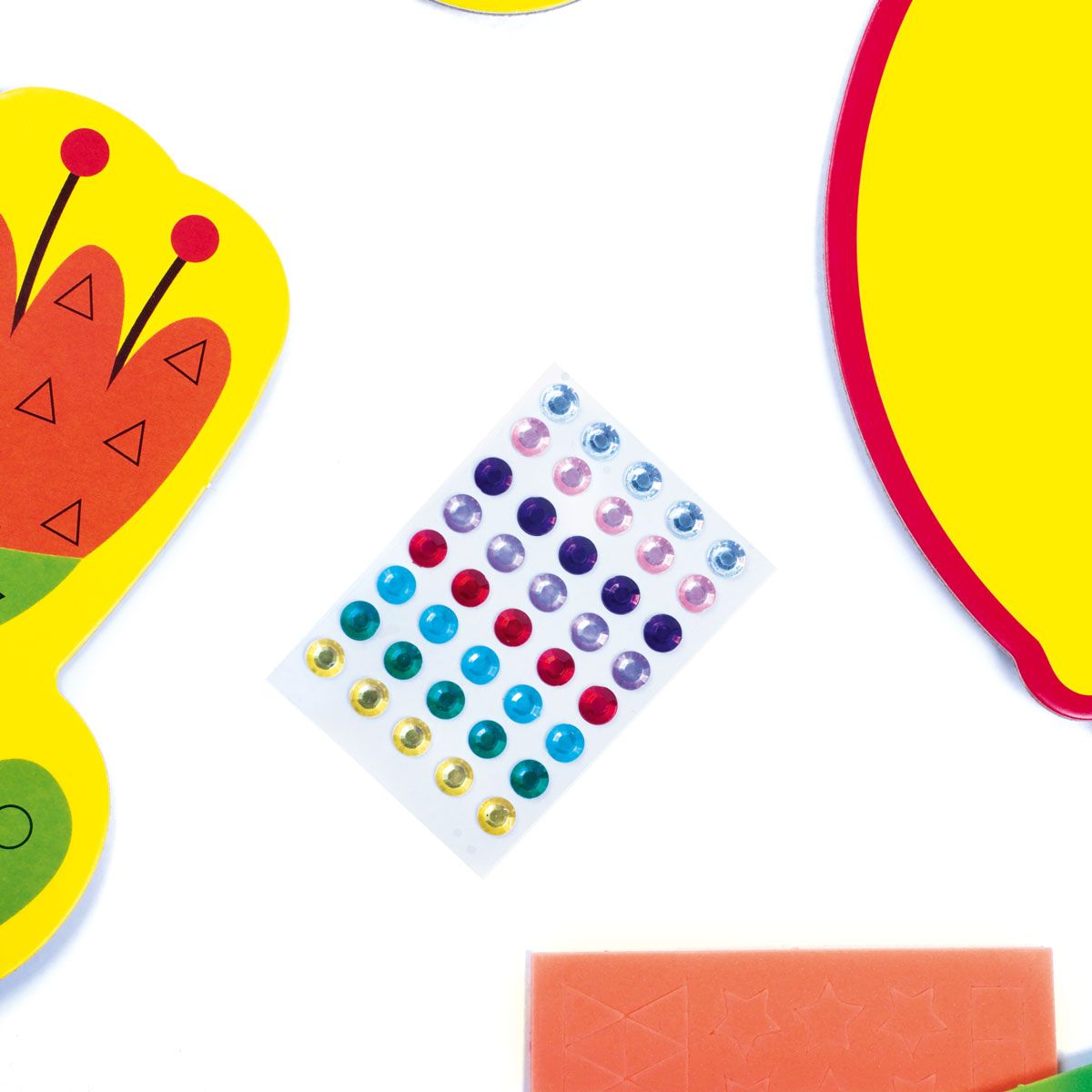 Набор для творчества с мягкой мозаикой и стразами "Волшебные букашки"  фото 4