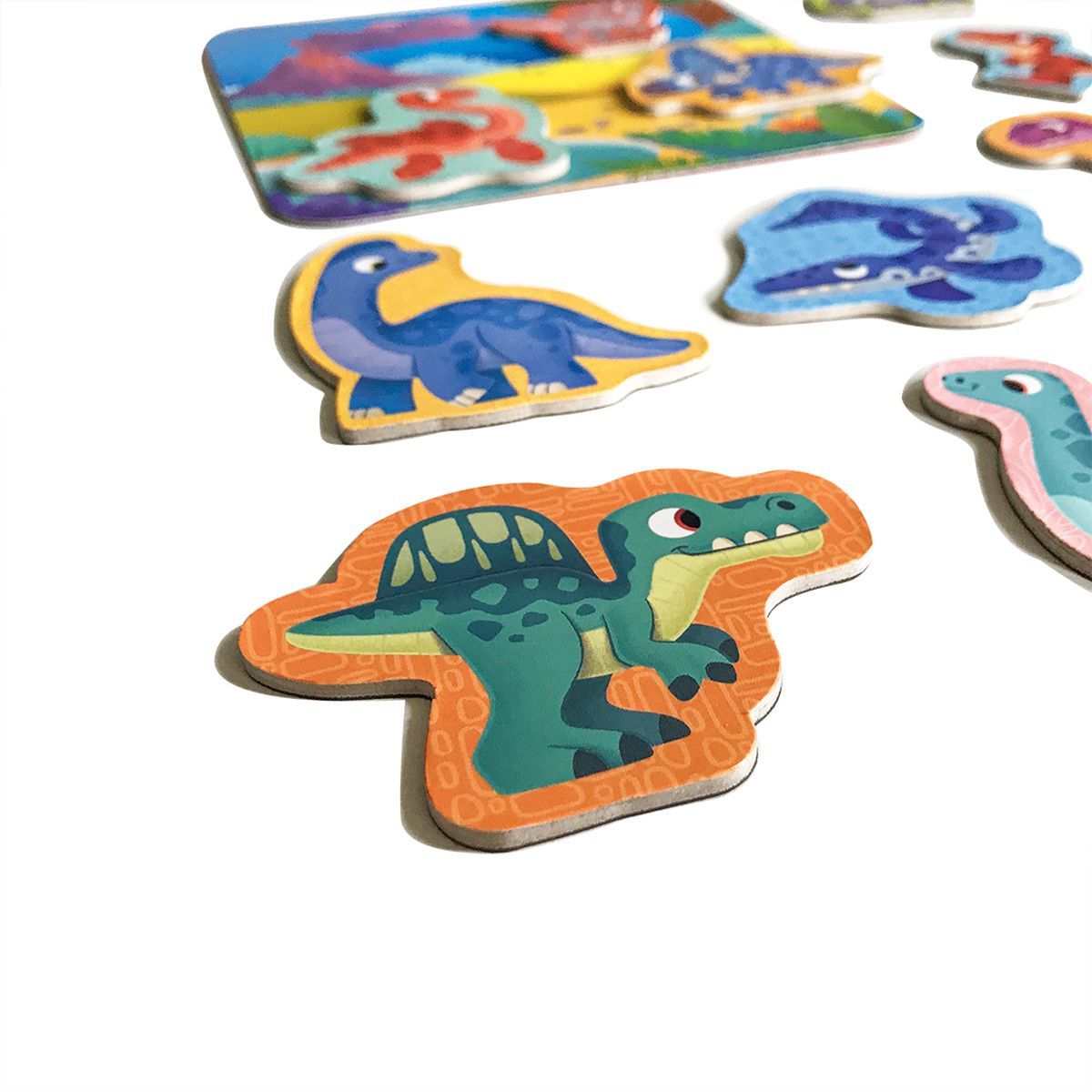 Набор магнитов с доской "Dinosaurs"  фото 4