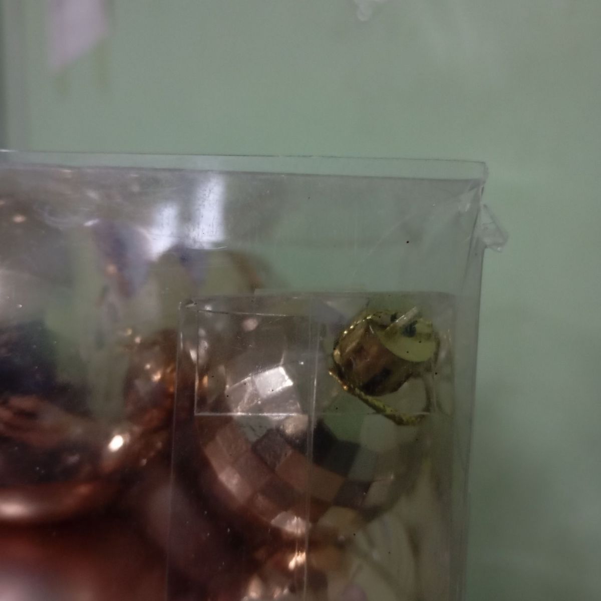 Уценка.  Новорічні прикраси C 67591 (18) 48 штук, кульки, D=3. 5 см та 5 см, у слюді   - Повреждена упаковка  фото 4