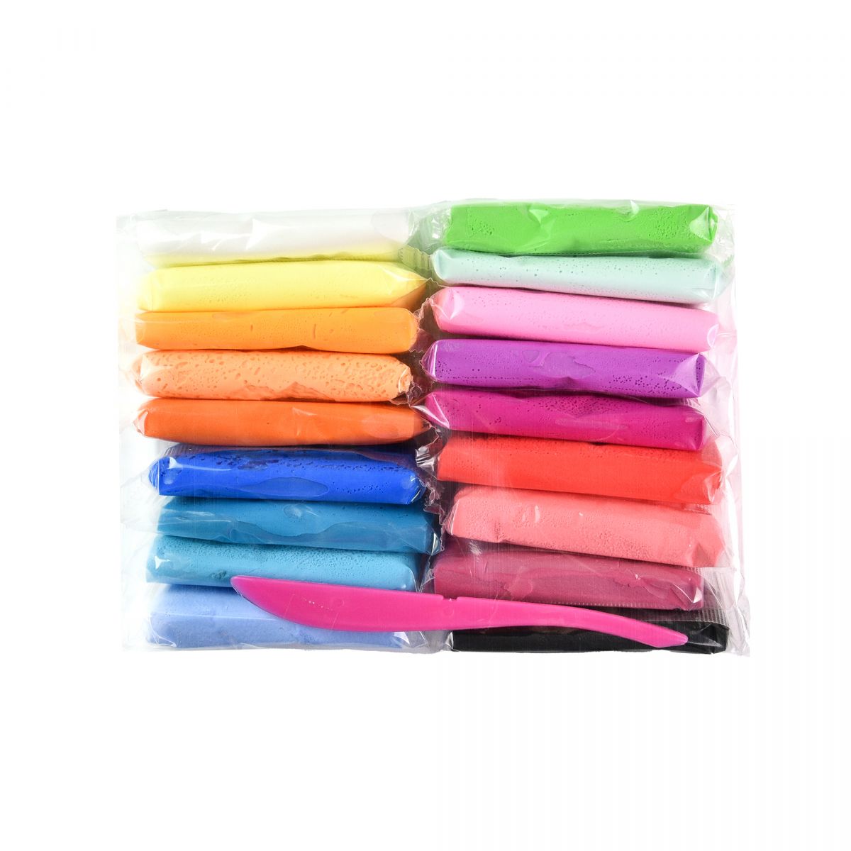 Набір для творчості (повітряний пластилін) "UʼDO Clay.  18 шт" брикет 6г  фото 4