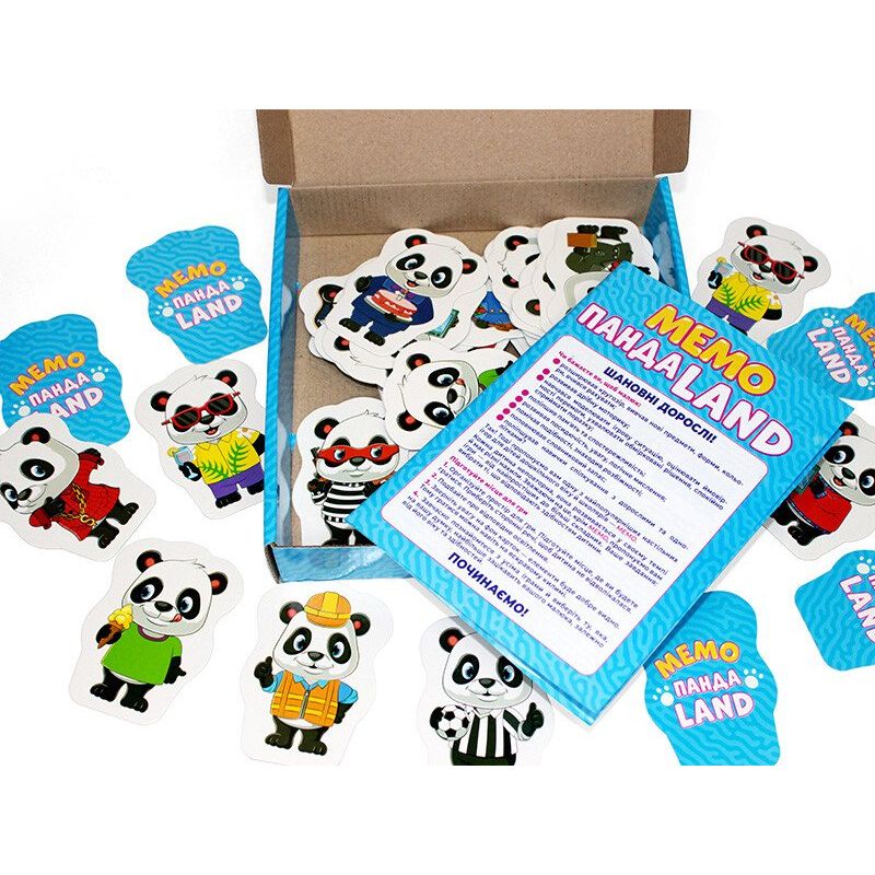 Гра Мемо "Панда LAND" навчальні ігри (укр)  фото 4