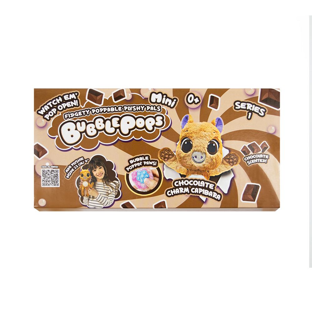М’яка іграшка міні Bubble Pops “Шоколадна капібара”  фото 4