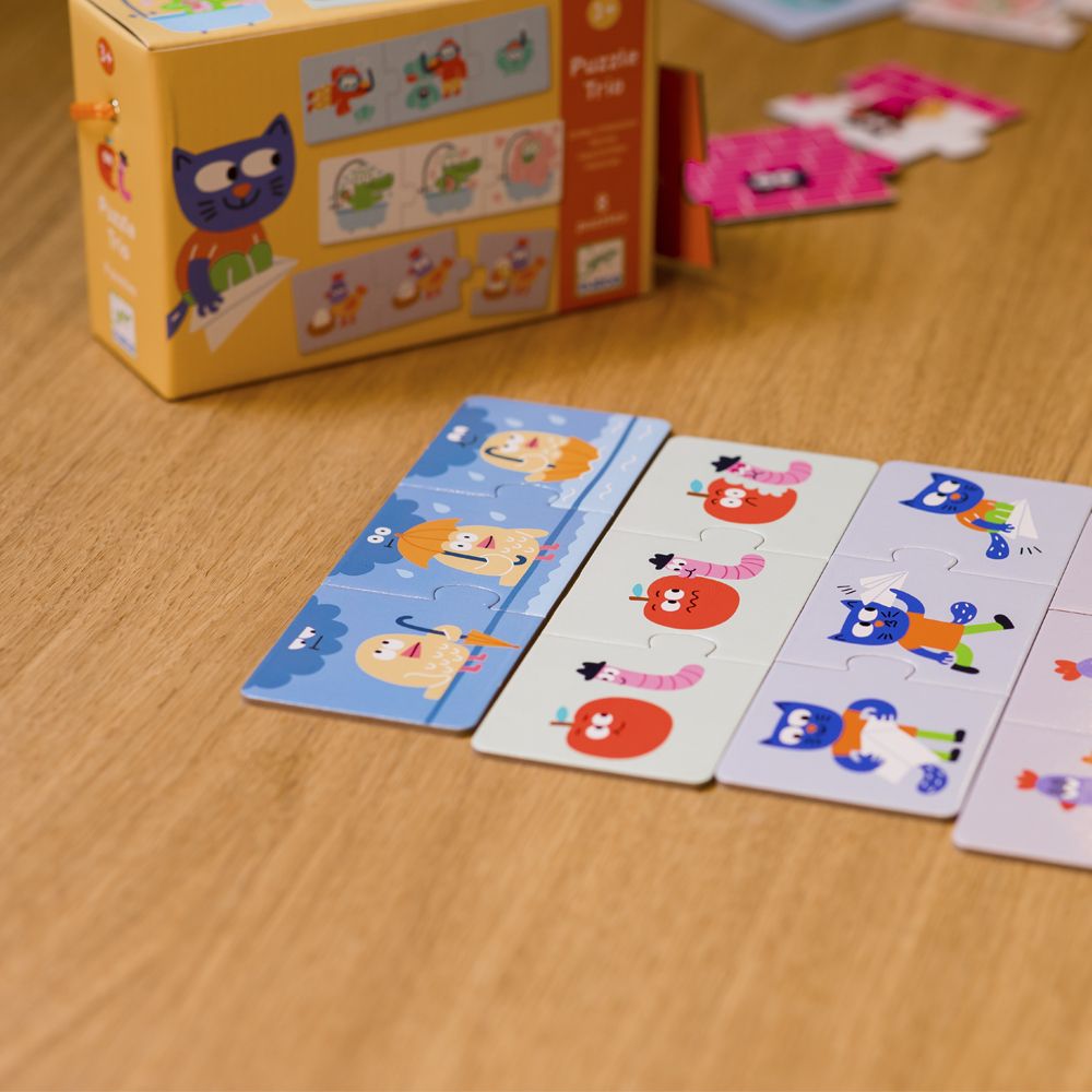 Тріо-пазл DJECO "Історії"  фото 4