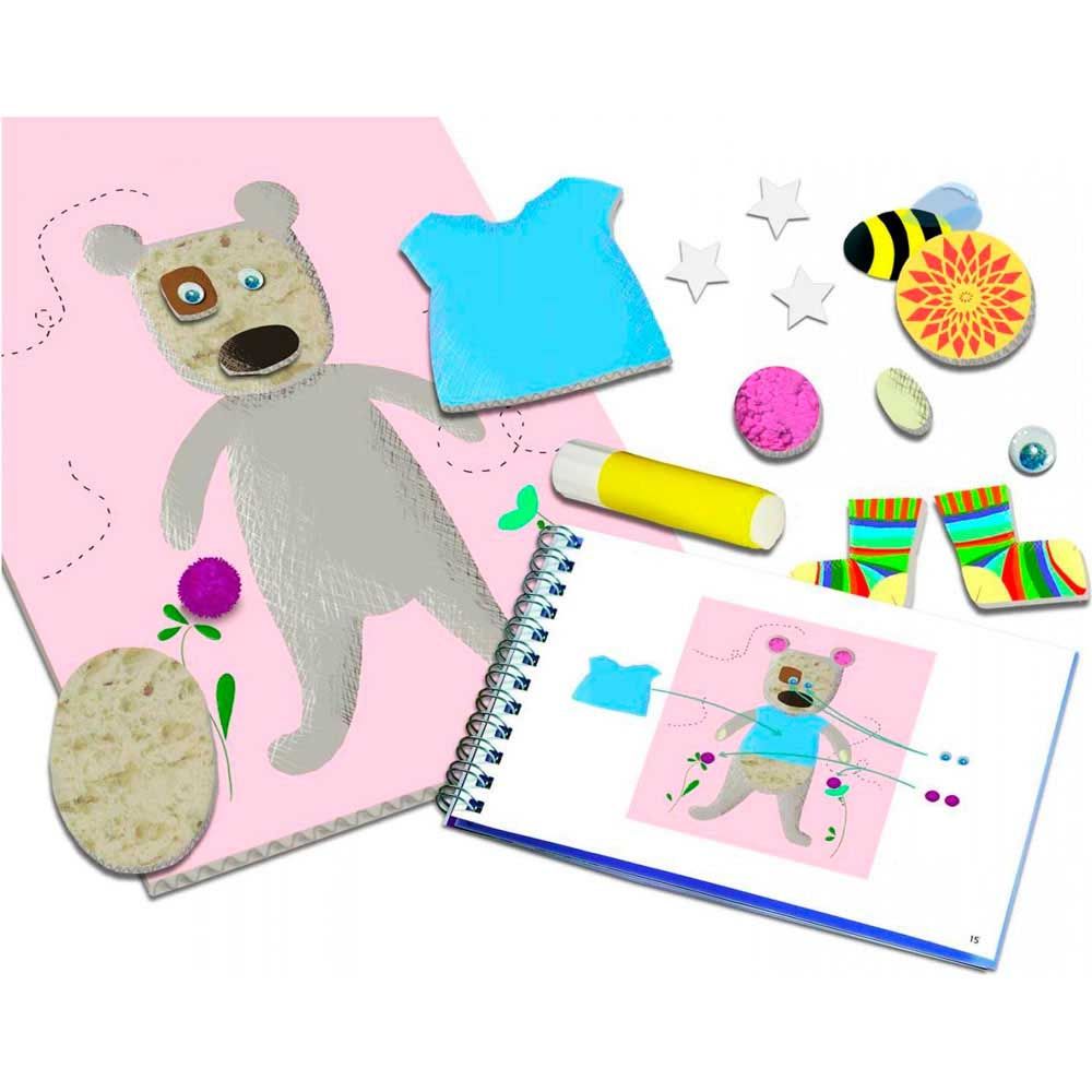 Художній комплект DJECO Колаж для самих маленьких 4 фігурки  фото 4