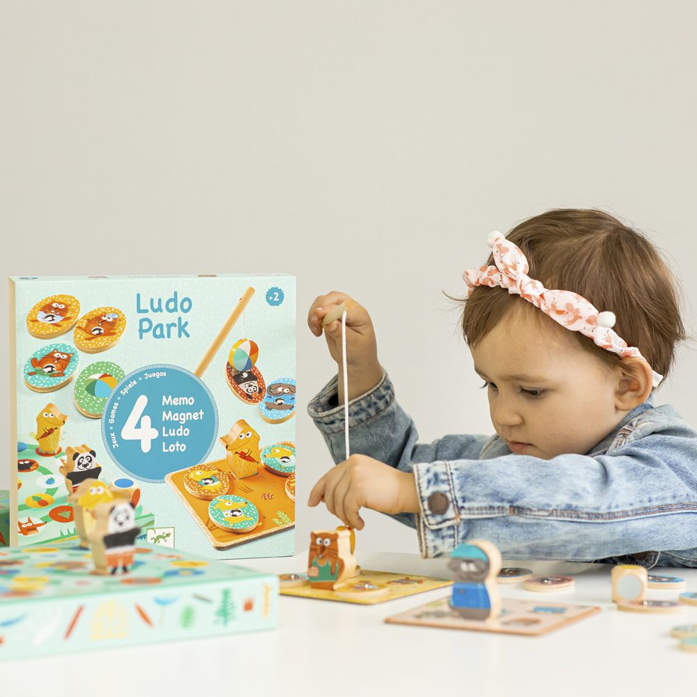 Набір ігор DJECO 4 в 1 "Лудопарк"  фото 4