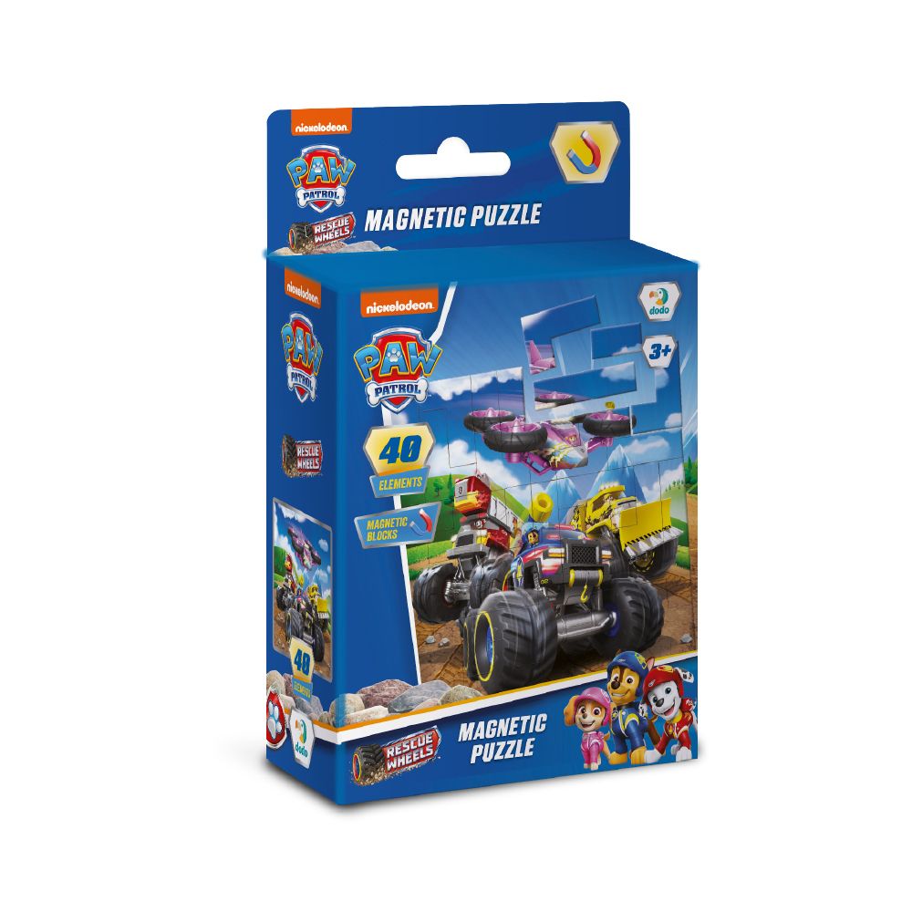 Магнитный пазл на 40 элементов «Колеса»  фото 4