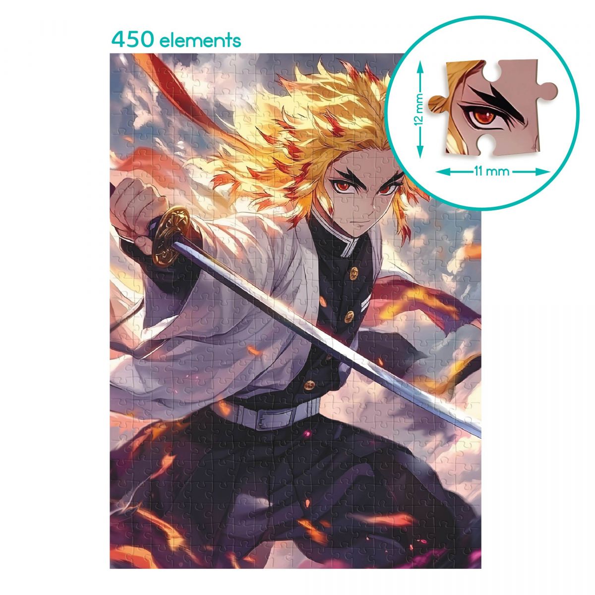 Пазл Hard-M «Пламенный воин»  фото 4