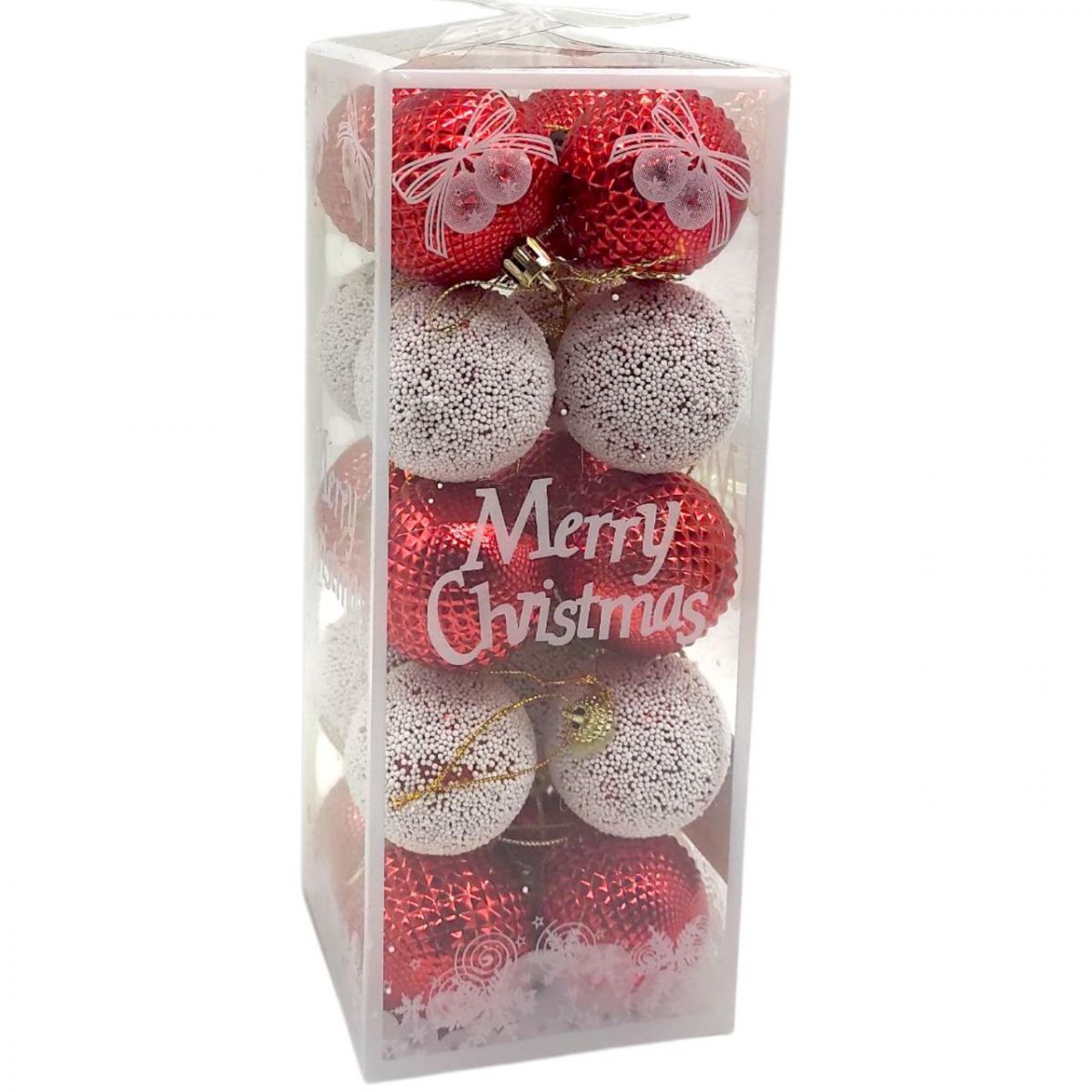 Уценка.  Новогодние украшения, 20 штук, шарики, D=5 см, в слюде - Повреждена упаковка  фото 4