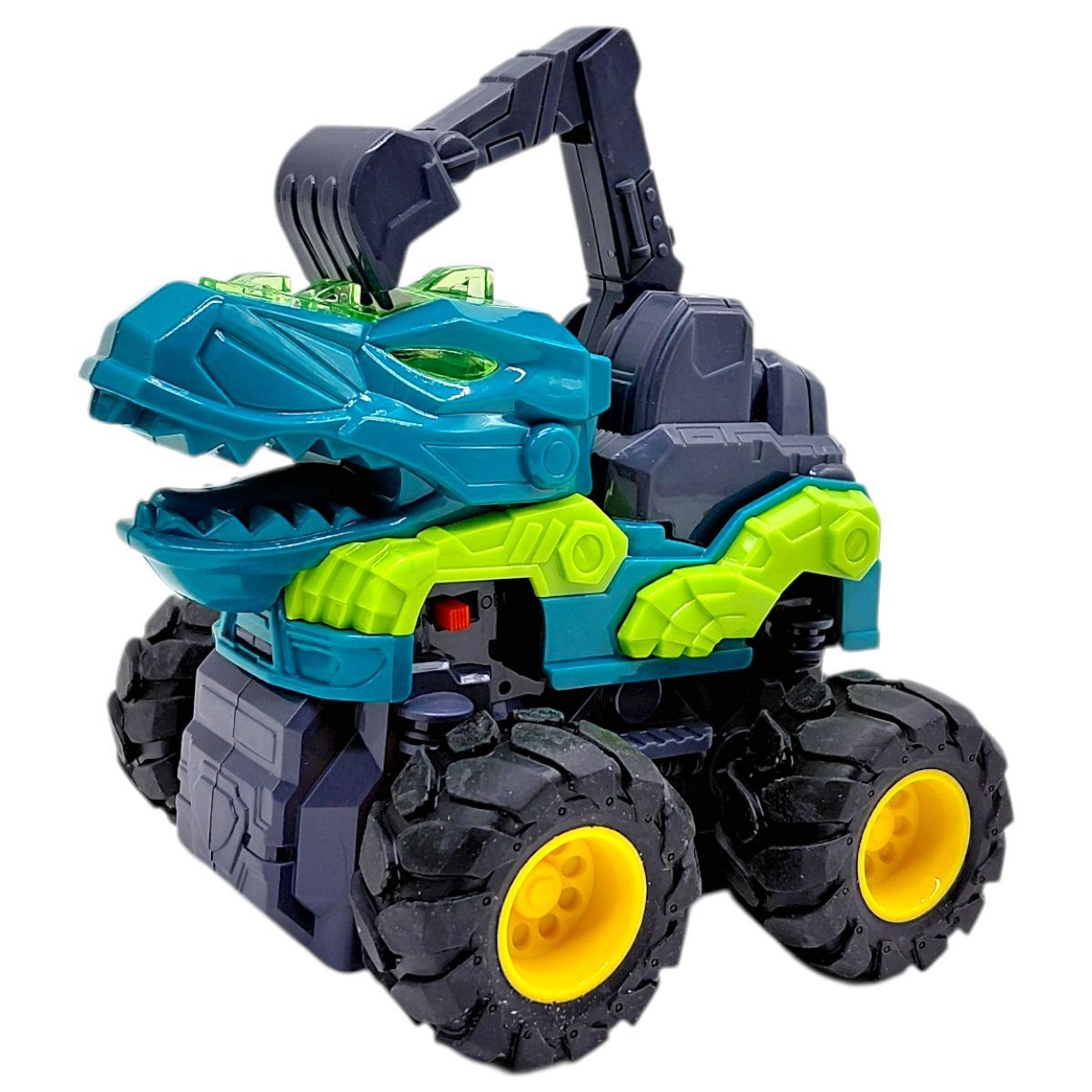 Машинка-монстр "Динозавр" інерційна, зі світлом (мікс видів)  фото 4