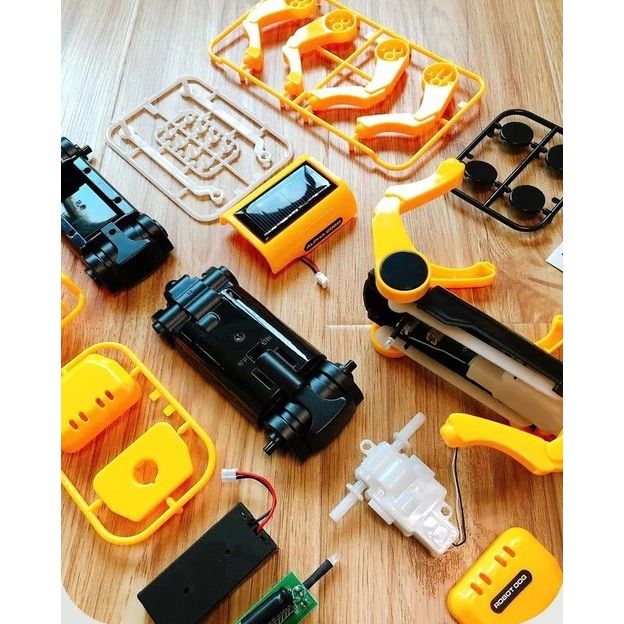 Конструктор "Собака-робот" на сонячній батареї (коробка - 25х4,1х20,2 см)  фото 4