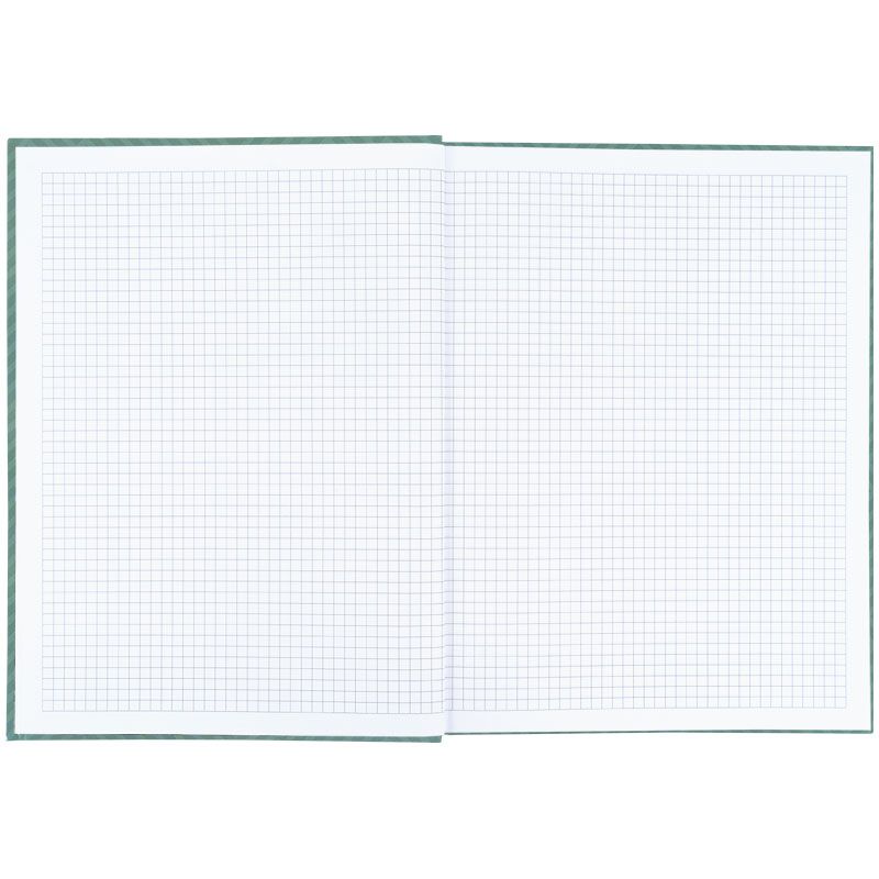 Книга записна А4-, 203*273 мм,96арк. , кліт. , Pattern, бірюз.  фото 4