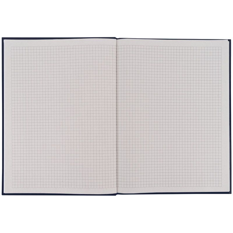 Книга записна А4-, 203*273 мм,96 арк. , кл.  One color, синя  фото 4