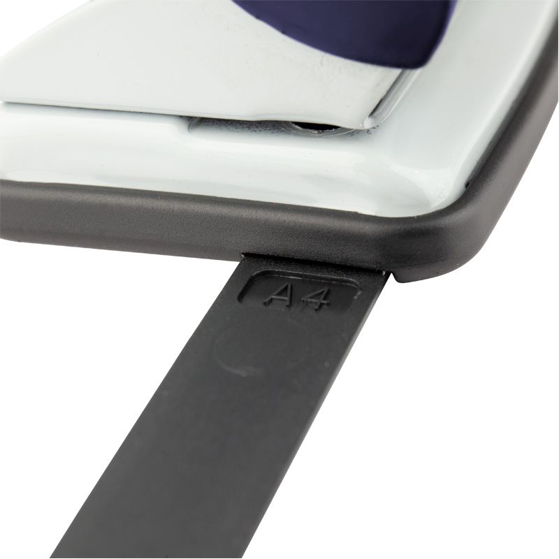 Діркопробивач Exakt-2 металевий, 10арк, синій  фото 4