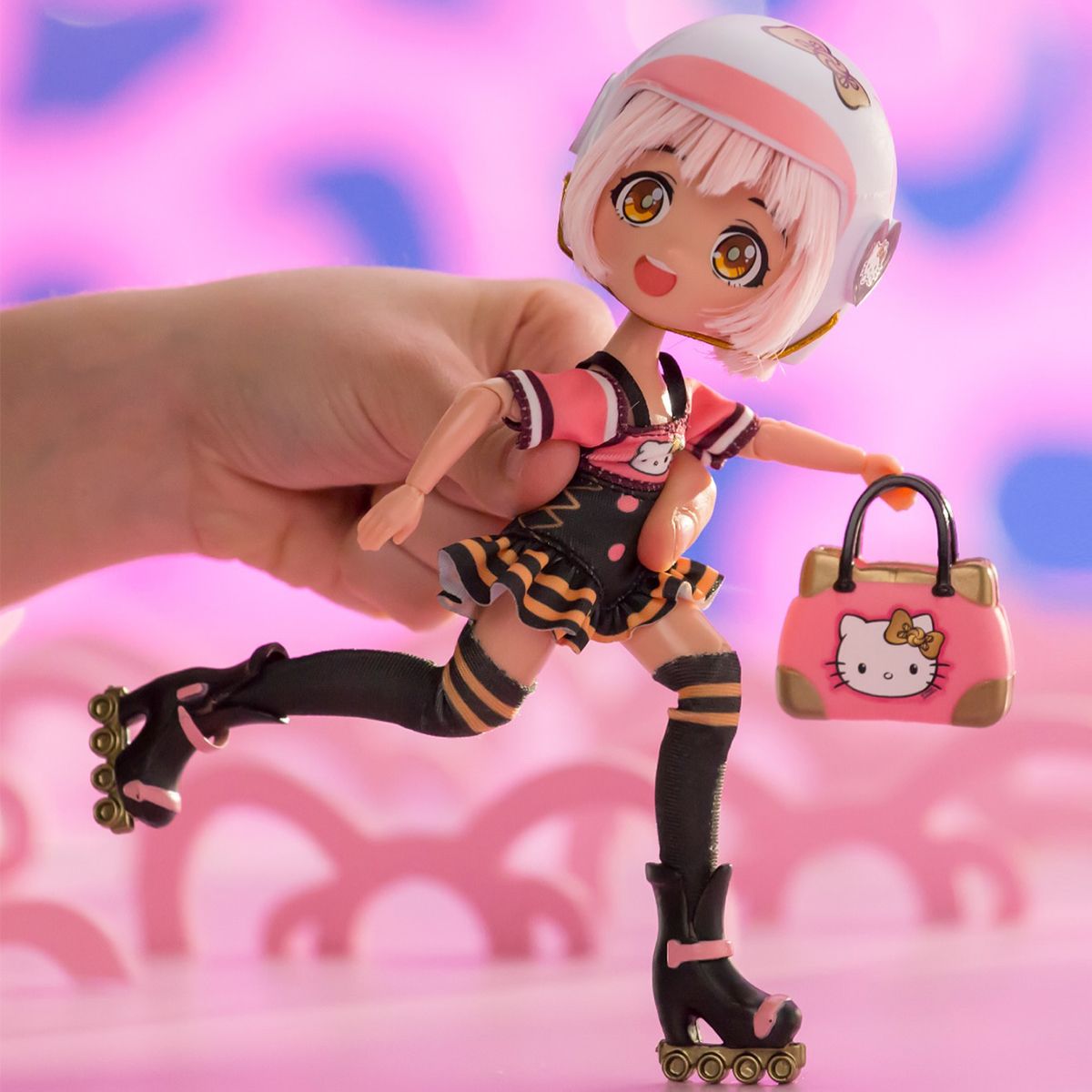 Ігровий набір "Manga Dolls серії Hello Kitty - Золота Ролер Діва"  фото 4