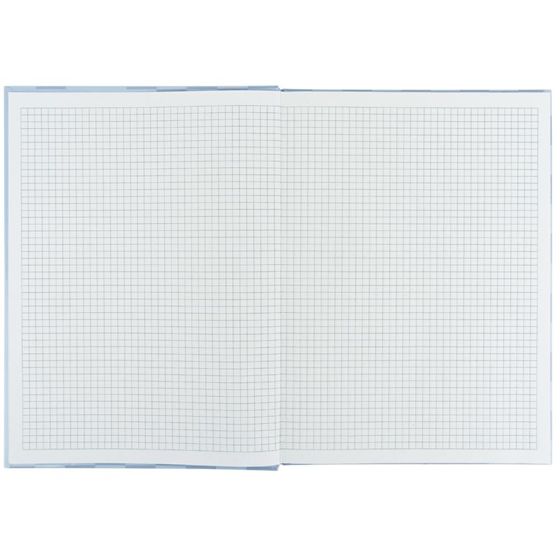 Книга записна А4-, 203*273 мм,96арк. , кліт. , Mosaic, сіра  фото 4