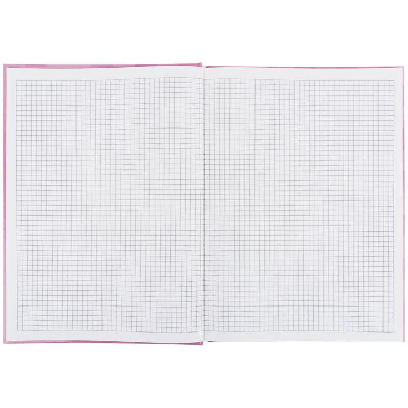 Книга записна А4-, 203*273 мм,96арк. , кліт. , Mosaic, рожева  фото 4