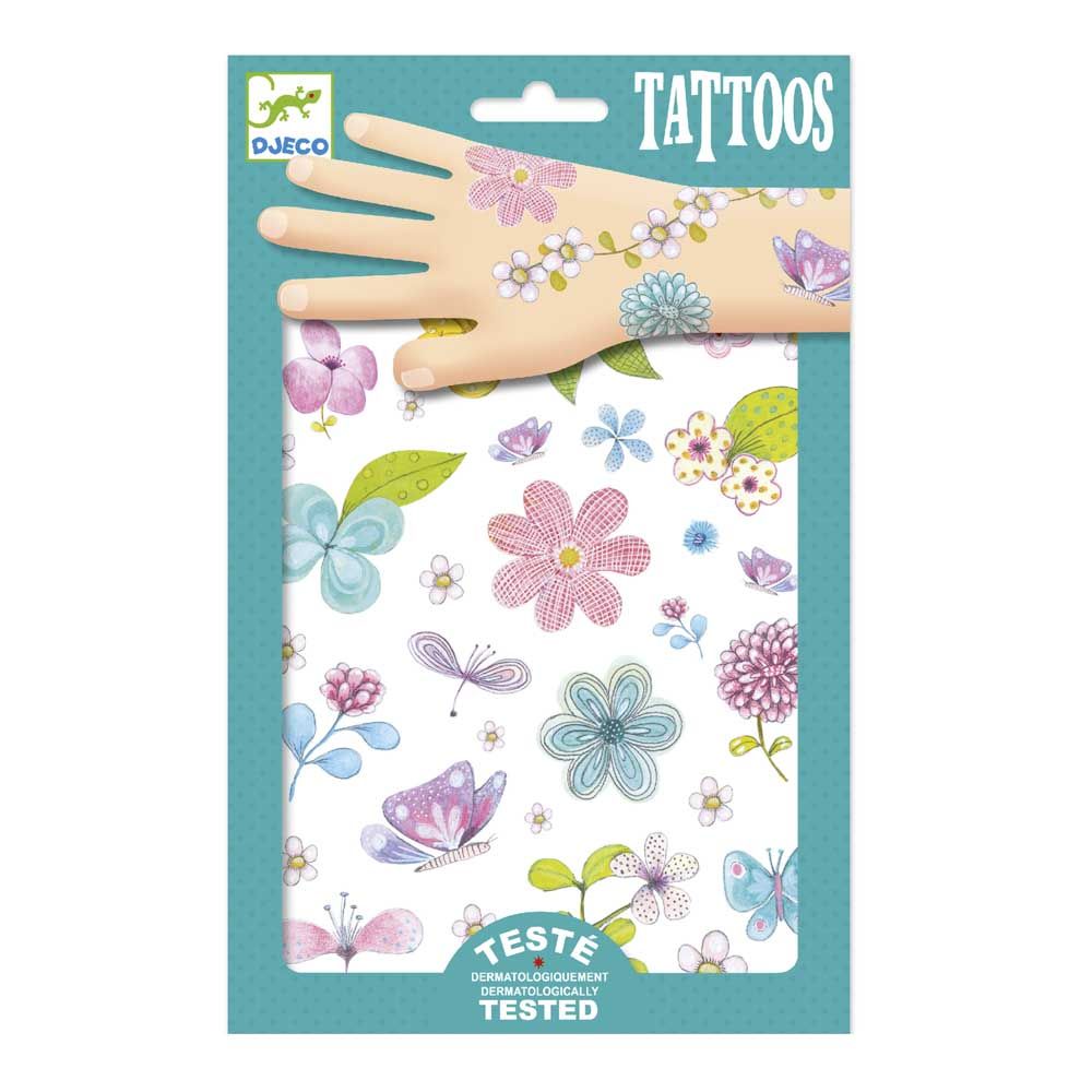 Набір наклейок на тіло "DJECO.  Польові квіти"  фото 4