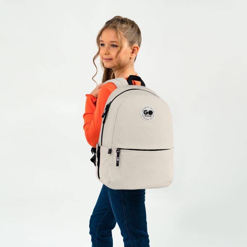 Рюкзак GoPack Education Teens 188M-1 бежевий  фото 4