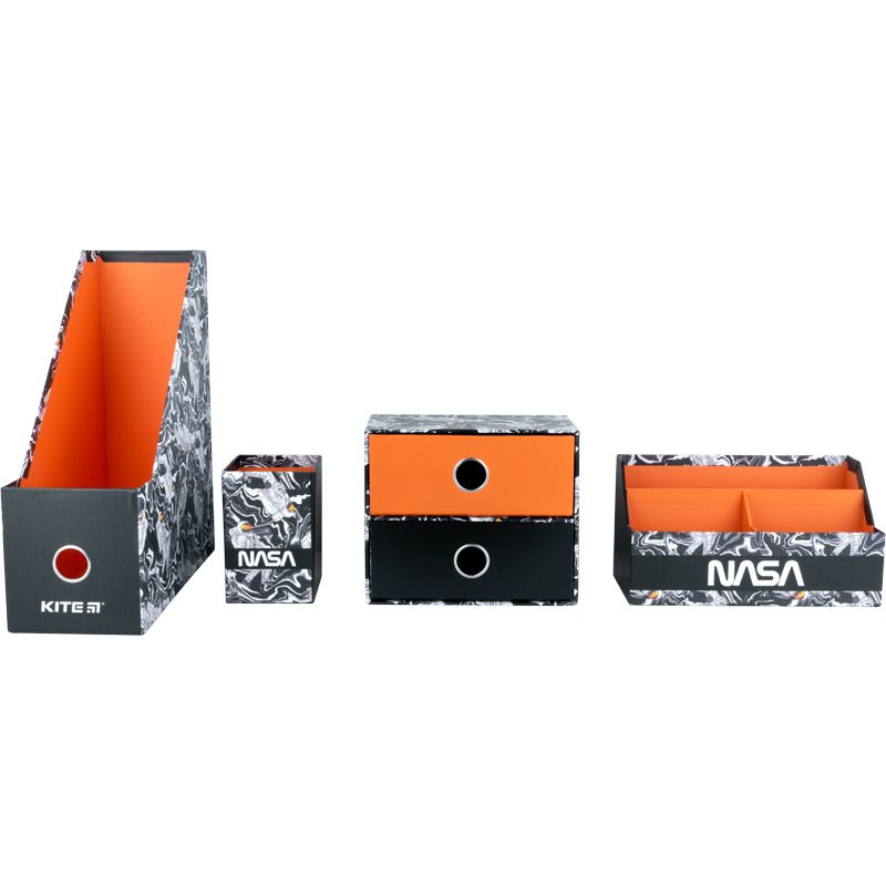 Органайзер настольный, 4 предмета, картон, NASA  фото 4