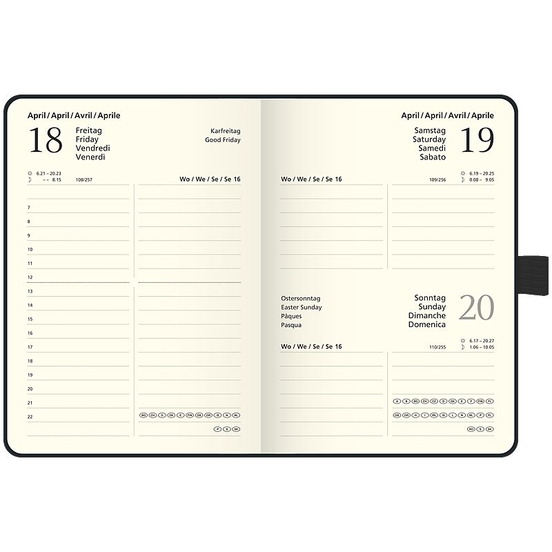 Щоденник Euro Компаньйон 10*14 Strong чорний  фото 4