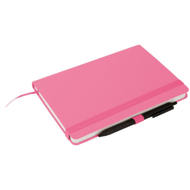 Книга записна Partner, 125*195, 96арк, кліт, рожева  фото 4