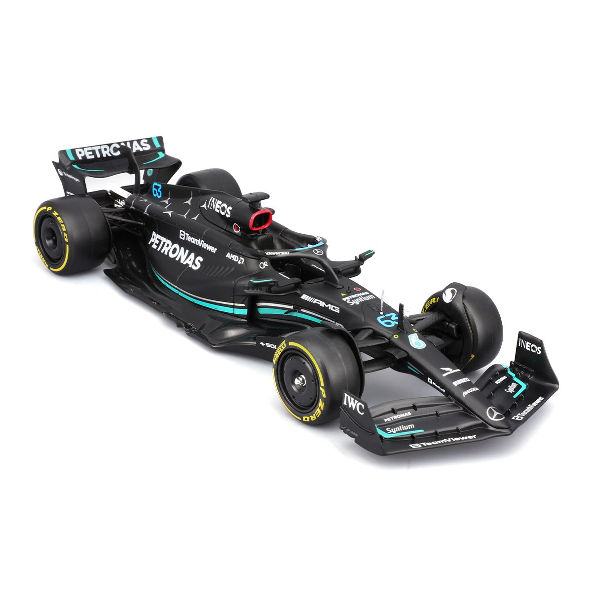 Автомодель з фігуркою - Mercedes-AMG F1 W14 E Performance (1:24)  фото 4
