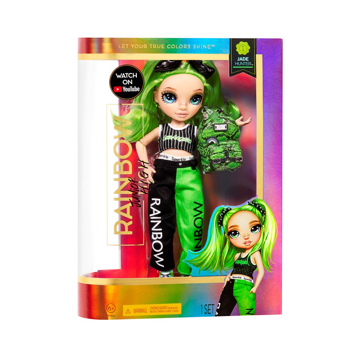 Лялька Rainbow High серії Junior - Джейд Хантер  фото 4