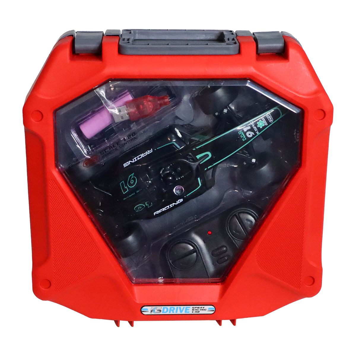 Автомобіль Spray Car на р/к – Racing (чорний, 1:20, вихлопна пара)  фото 4