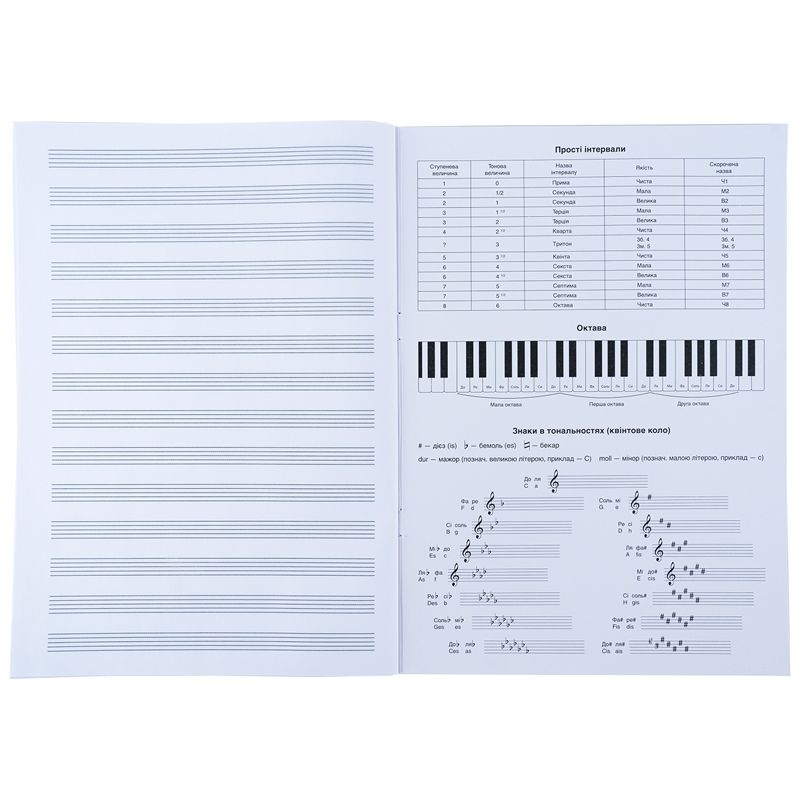 Зошит для нот А4, 20 л, SP  фото 4