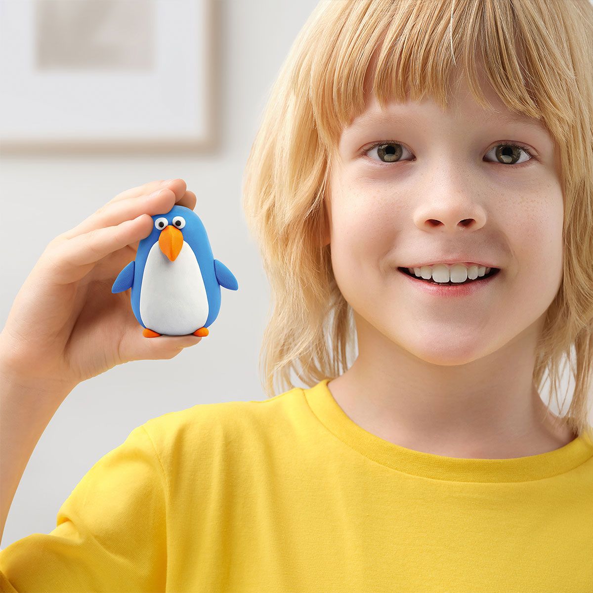 Набір пластиліну Ліпака – Птахи: Пінгвін, павич, тукан  фото 4