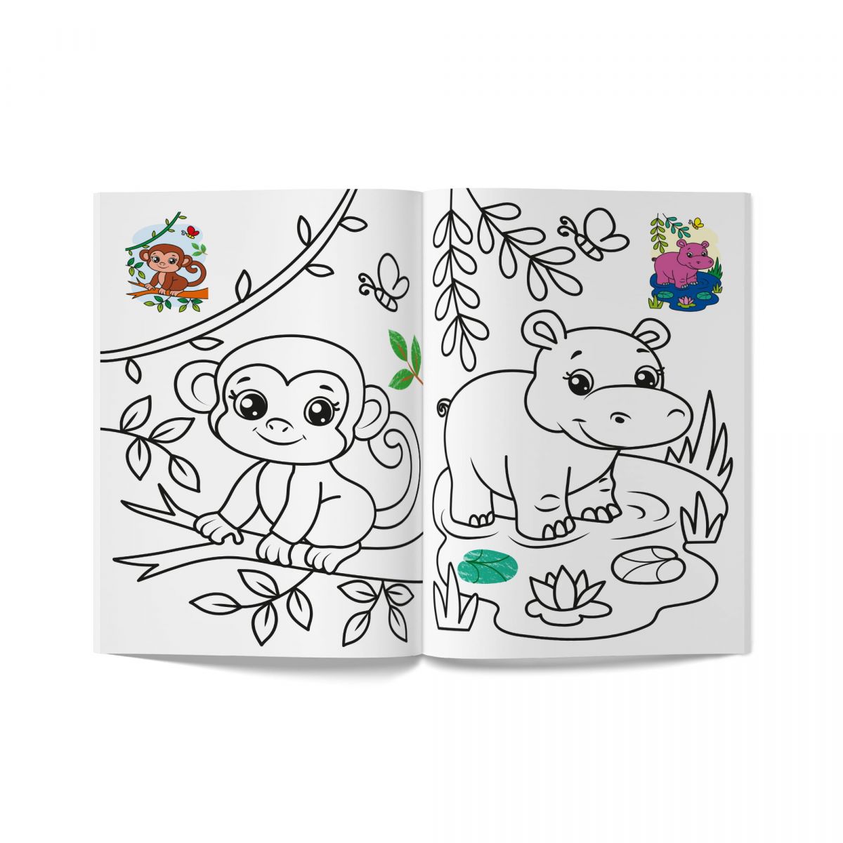 Книга розмальовка "Кольорованка.  Зоопарк"  фото 4